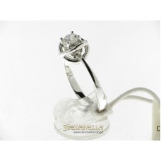 Chimento anello solitario oro bianco e diamante ct.0,40 Sim Ref. 82438005 